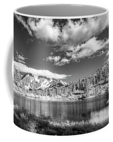Mount Baker Coffee Mug featuring the photograph Perfect Lake at Mount Baker by Jon Glaser