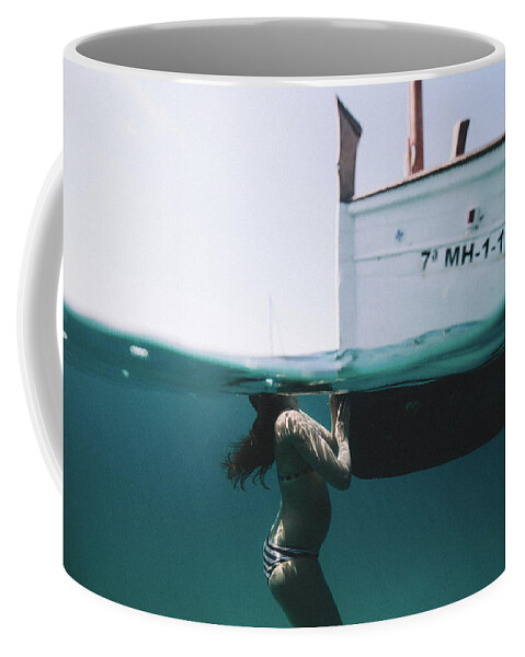 Swim Coffee Mug featuring the photograph Perfect Maternity by Gemma Silvestre