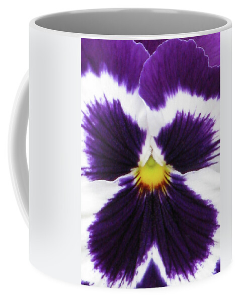 Pansy Coffee Mug featuring the photograph Perfectly Pansy 03 by Pamela Critchlow