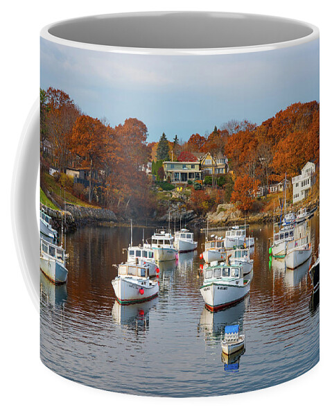 Perkins Cove Coffee Mug featuring the photograph Perkins Cove by Darren White