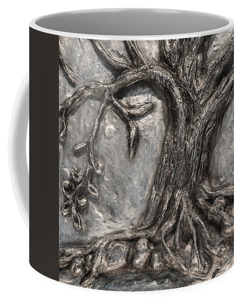 Perseverance Coffee Mug featuring the sculpture Close-up image of Perseverance by Sheila Johns