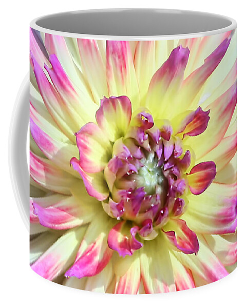 Flower Coffee Mug featuring the photograph Petal Burst by Teresa Zieba