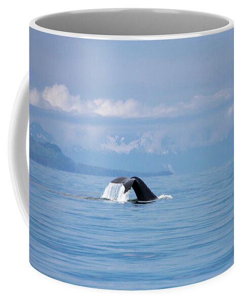 Alaska Coffee Mug featuring the photograph Petersburg AK Whale Tale 6 by Louise Magno