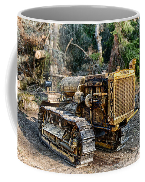 Tractor Coffee Mug featuring the photograph Philo Cat by Betty Depee
