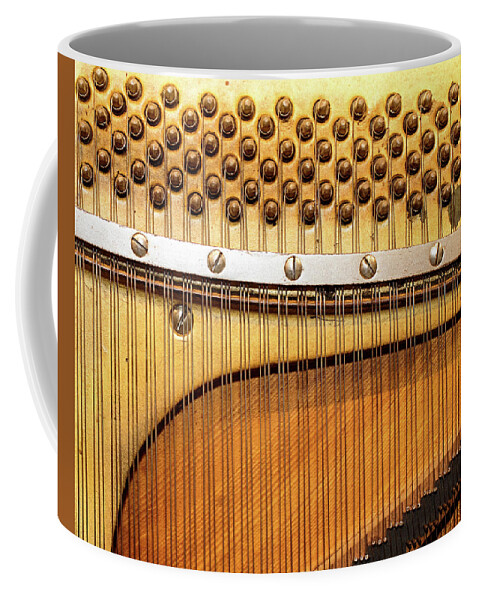 Abstract Coffee Mug featuring the photograph Piano 9 by Rebecca Cozart