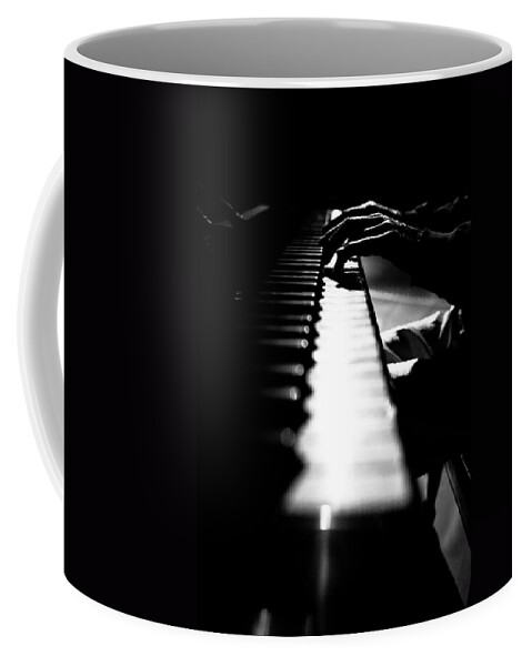Piano Coffee Mug featuring the photograph Piano Player by Scott Sawyer