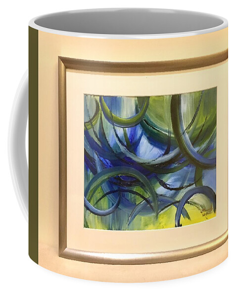  Coffee Mug featuring the painting Picture 6 by Risolat Makhamedova