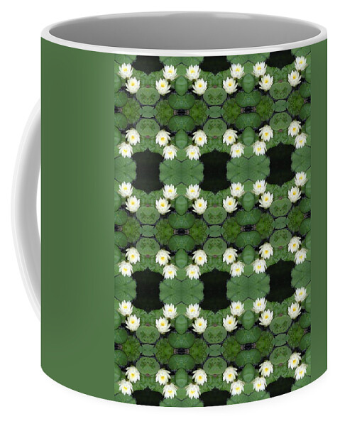 Water Lily Coffee Mug featuring the photograph Picture Putty Puzzle 32 by Pamela Critchlow