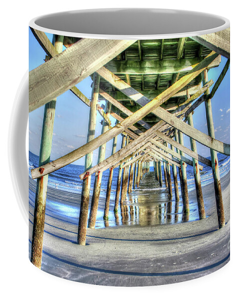 Adrian Laroque Coffee Mug featuring the photograph Pier by LR Photography