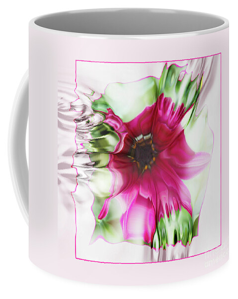 Pink Coffee Mug featuring the photograph Pink Daisy by Elaine Hunter