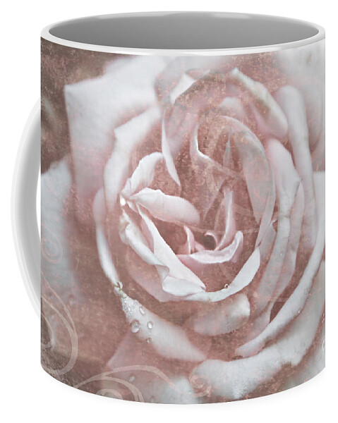 Old Garden Rose Coffee Mug featuring the photograph Pink Garden Rose by Patricia Montgomery