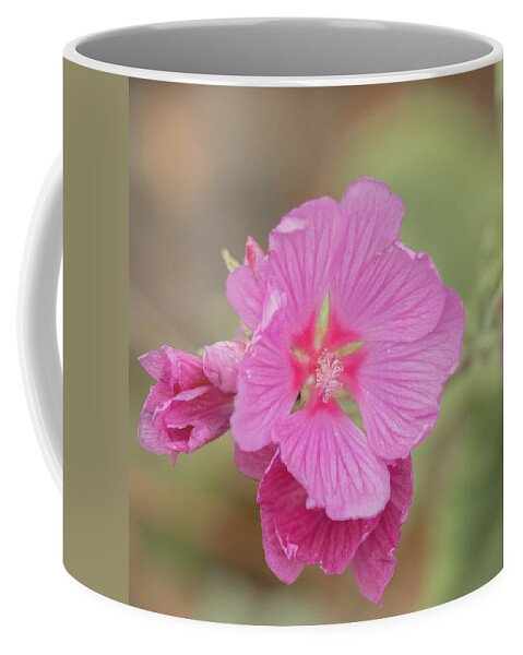 Floral Coffee Mug featuring the photograph Pink in the Wild by E Faithe Lester