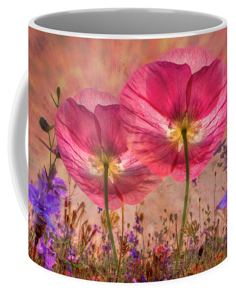 Appalachia Coffee Mug featuring the photograph Pinks in the Morning by Debra and Dave Vanderlaan