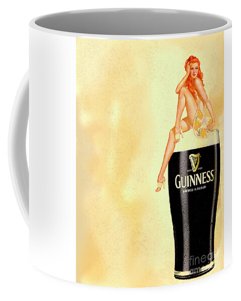 Pint Of Beer Coffee Mug featuring the photograph Pint Of Beer by Nina Ficur Feenan