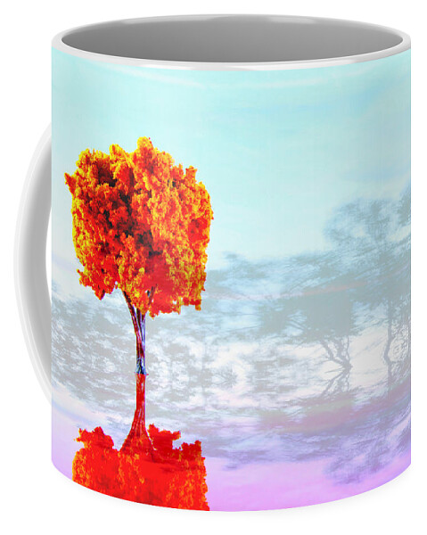 Tree Coffee Mug featuring the photograph Plastic Planet by Mark Ross