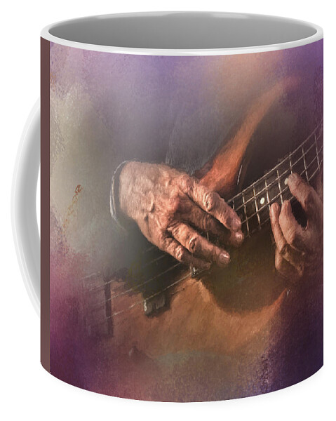 Bass Coffee Mug featuring the photograph Play Me Some Blues by David and Carol Kelly