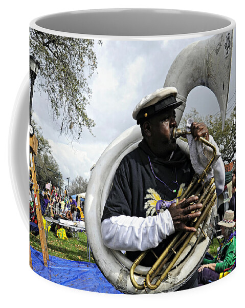 Music Coffee Mug featuring the photograph Playing to the Crowd by Kathleen K Parker
