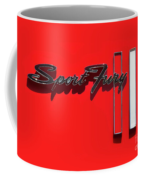 Plymouth Sport Fury Coffee Mug featuring the photograph Plymouth Sport Fury by Arttography LLC