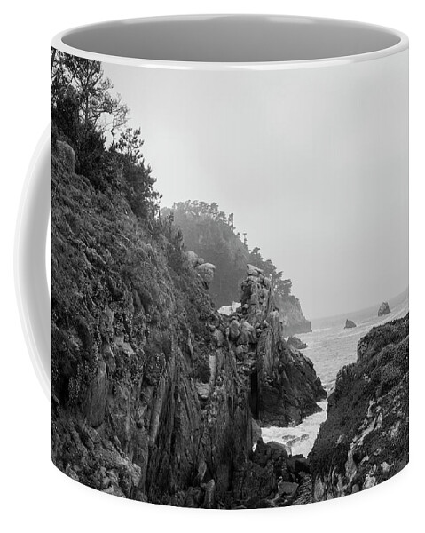 Atmosphere Coffee Mug featuring the photograph Point Lobos XI BW by David Gordon