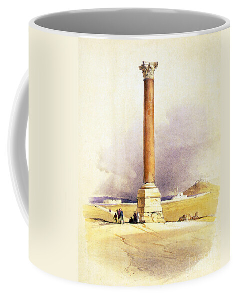Archeology Coffee Mug featuring the photograph Pompeys Pillar, Ancient Roman Monolith by Science Source