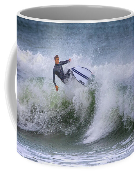 Surf Coffee Mug featuring the photograph Ponce Surf 2017 by Deborah Benoit