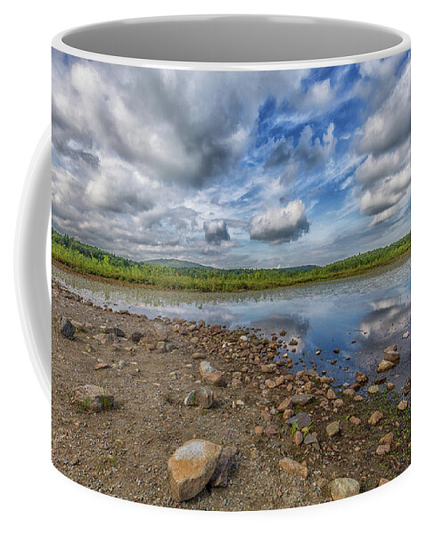Ponkapoag Pond Coffee Mug featuring the photograph Ponkapoag Pond by Brian MacLean