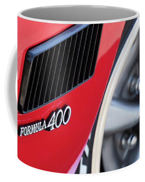 Firebird Coffee Mug featuring the photograph Pontiac Firebird Formula 400 by Caitlyn Grasso