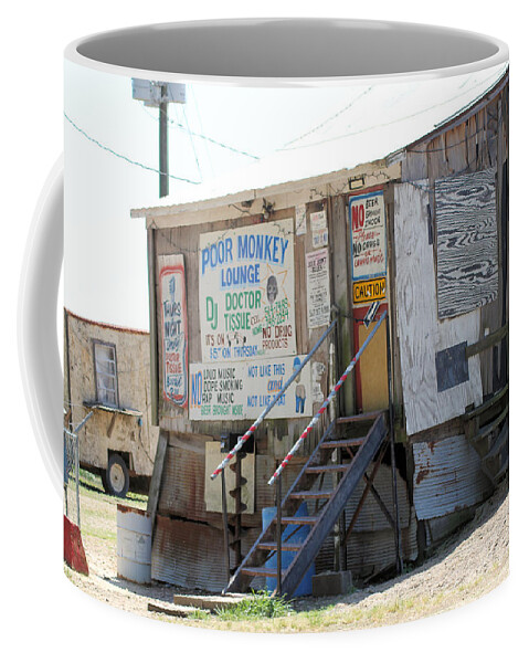 Mississippi Coffee Mug featuring the photograph Poor Monkey's Lounge by Karen Wagner