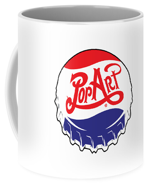Digital Coffee Mug featuring the painting Pop Art Bottle Cap by Gary Grayson