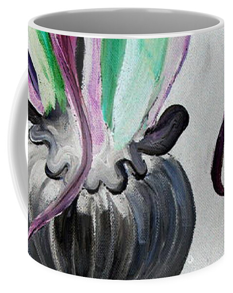 Poppies Coffee Mug featuring the painting Poppy Fantasy.. by Jolanta Anna Karolska