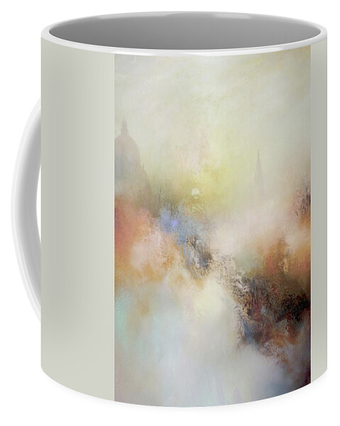Abstract Coffee Mug featuring the painting Porcelain by Joe Gilronan
