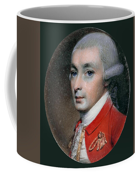 George Engleheart Coffee Mug featuring the drawing Portrait of a Man by George Engleheart