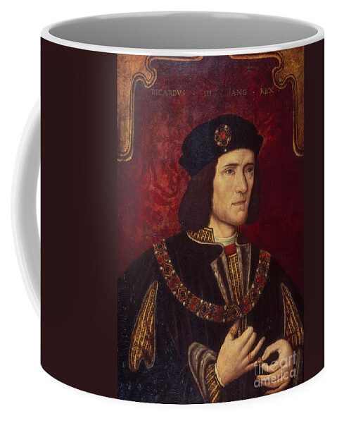 Portrait Coffee Mug featuring the painting Portrait of King Richard III by English School