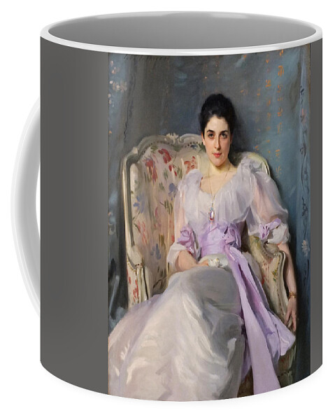 John Singer Sargent Coffee Mug featuring the painting Portrait of Lady Agnew of Lochnaw by John Singer Sargent