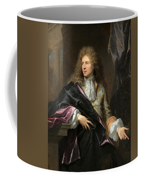 Hyacinthe Rigaud Coffee Mug featuring the painting Portrait of Pierre-Vincent Bertin by Hyacinthe Rigaud