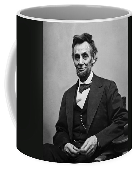 abraham Lincoln Coffee Mug featuring the photograph Portrait of President Abraham Lincoln by International Images