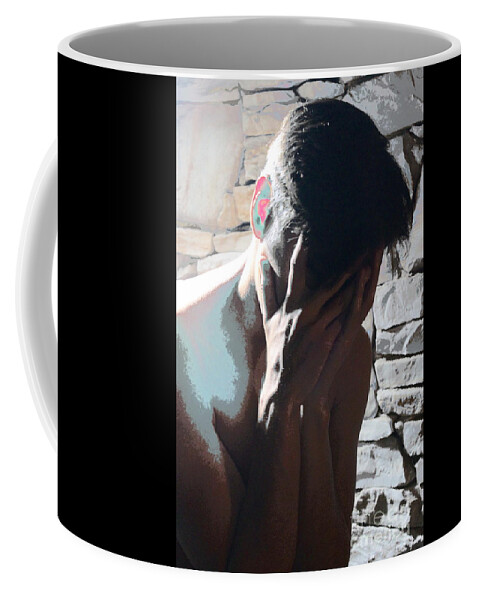 Figure Coffee Mug featuring the photograph Portrait oops by Robert D McBain