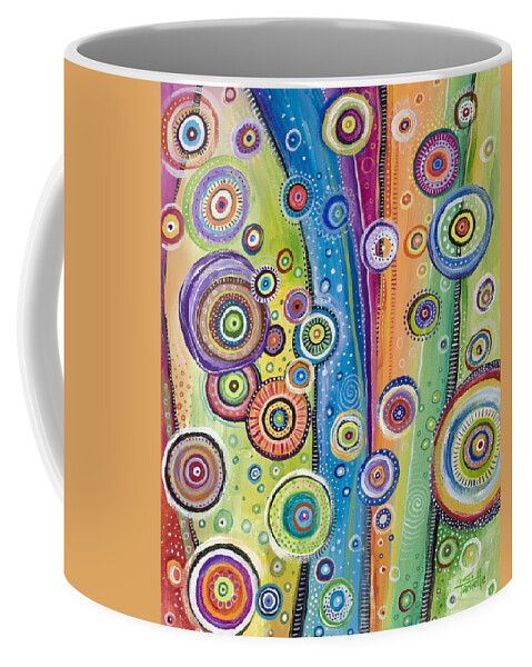 Modern Painting Coffee Mug featuring the painting Possibilities by Tanielle Childers