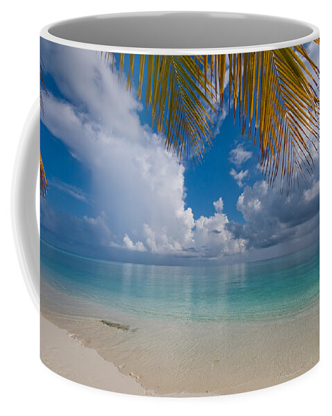 Maldives Coffee Mug featuring the photograph Postcard Perfection by Jenny Rainbow