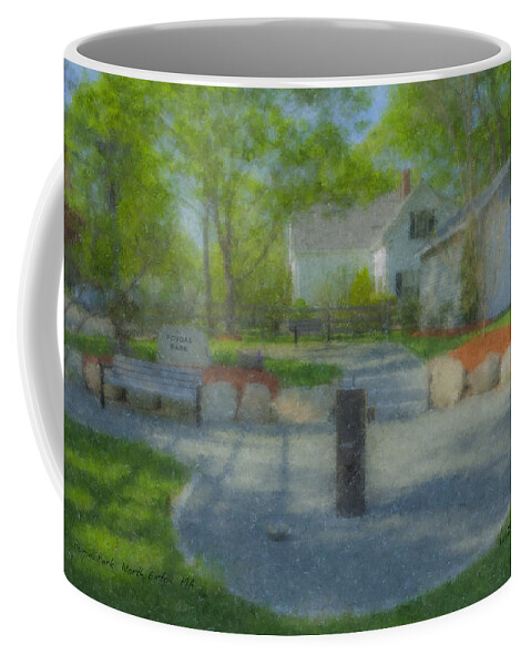 Povoas Park Coffee Mug featuring the painting Povoas Park by Bill McEntee