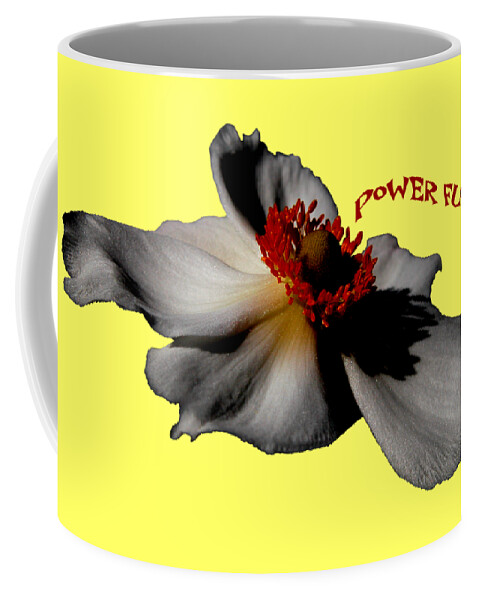 Orphelia Aristal Coffee Mug featuring the photograph Power Flower Anemone by Orphelia Aristal