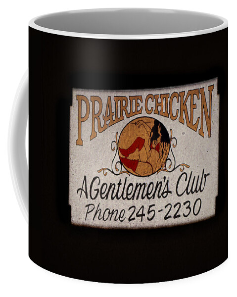  Coffee Mug featuring the photograph Prairie Chicken Gentlemen's Club by Cathy Anderson