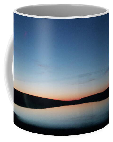 Afterglow Coffee Mug featuring the photograph Prairie Lake Afterglow by William Slider