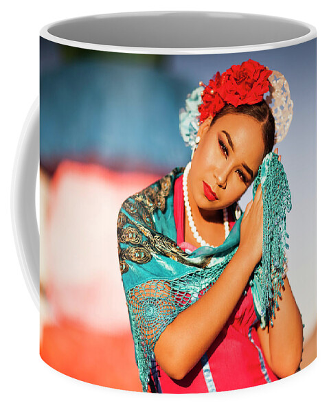  Coffee Mug featuring the photograph Praying Cathy by Carl Wilkerson