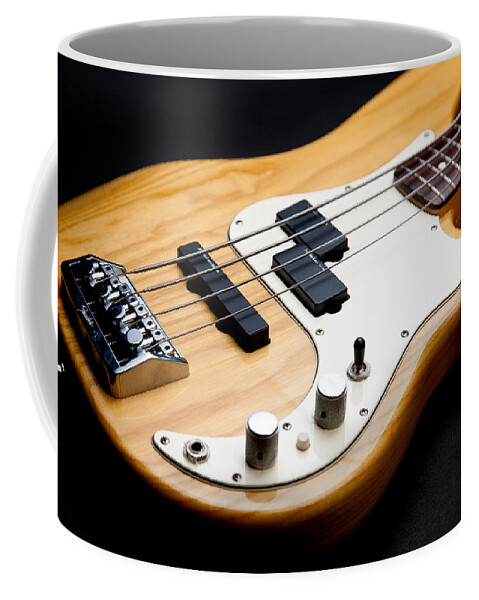 Bass Guitar Coffee Mug featuring the photograph Precision by Peter Tellone