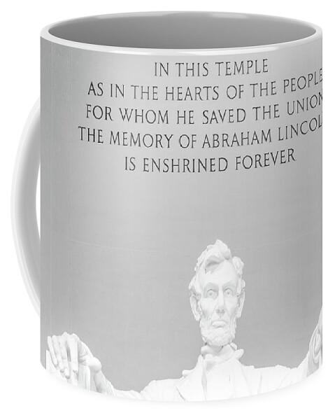 Lincoln Coffee Mug featuring the photograph President Lincoln by Stewart Helberg