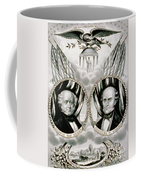 Government Coffee Mug featuring the photograph Presidential Campaign Banner, 1848 by Science Source
