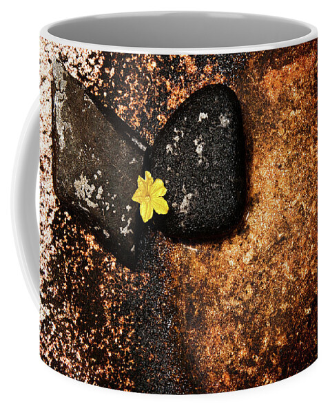 Rocks Coffee Mug featuring the photograph Pressured by Christopher Holmes