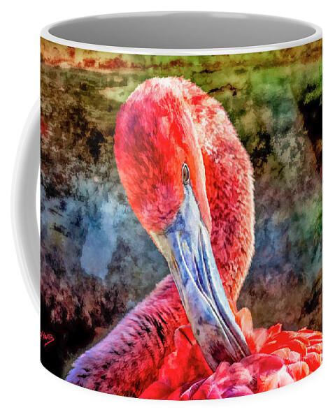 Animals Coffee Mug featuring the photograph Pretty In Pink by David Wagner