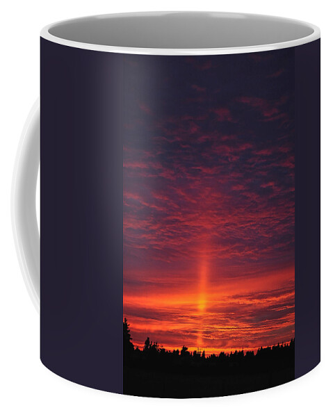 Pride Of The Prairie Sunset Coffee Mug featuring the photograph Pride of the Prairie Sunset by Tikvah's Hope